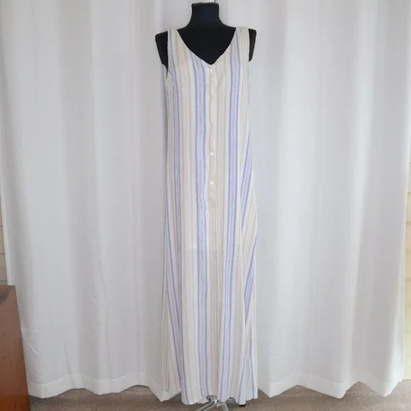 SOLD - Anthropologie Sadie & Sage Striped Danna Maxi Dress Sz S - Picture 2 of 9